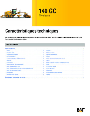 Sorteermachines Caterpillar 140 GC AWD