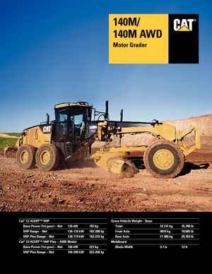 Sorteermachines Caterpillar 140M