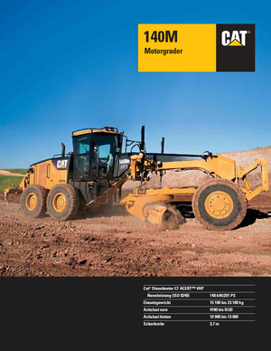 Sorteermachines Caterpillar 140M