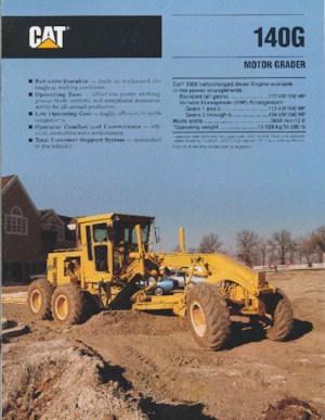 Sorteermachines Caterpillar 140G