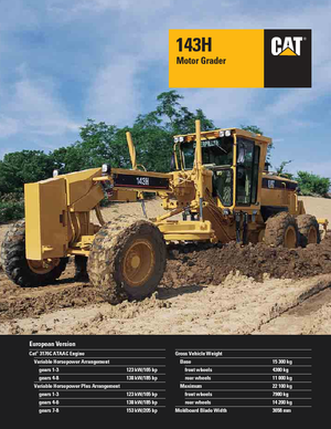 Sorteermachines Caterpillar 143H