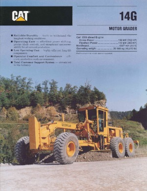 Sorteermachines Caterpillar 14G