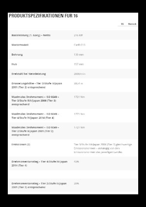 Sorteermachines Caterpillar 16
