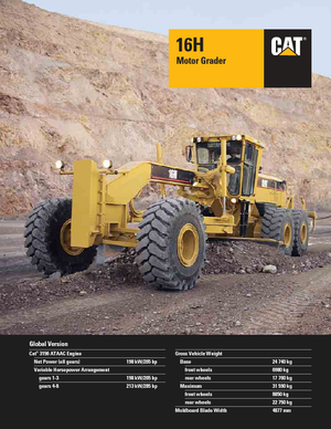 Sorteermachines Caterpillar 16H