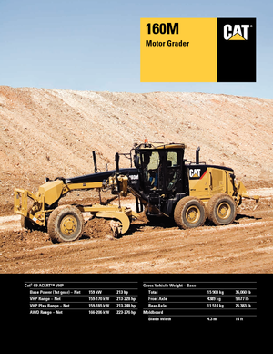 Sorteermachines Caterpillar 160M