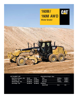 Sorteermachines Caterpillar 160M