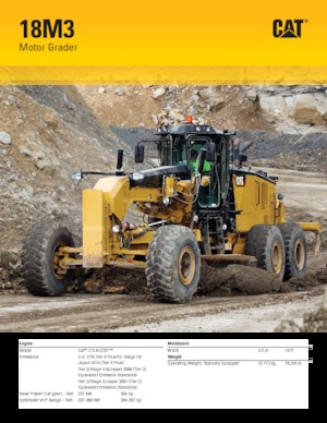 Sorteermachines Caterpillar 18M3