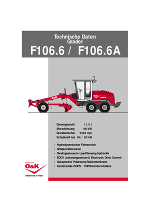 Sorteermachines O&K F 106.6 A