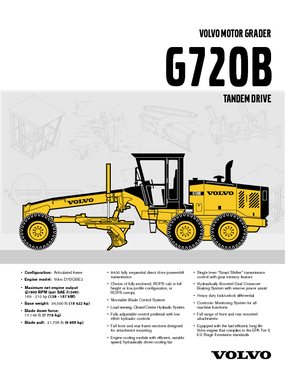 Sorteermachines Volvo G720B