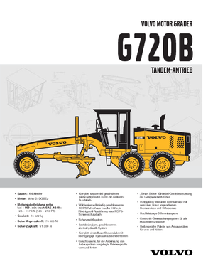 Sorteermachines Volvo G720B