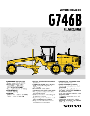 Sorteermachines Volvo G746B