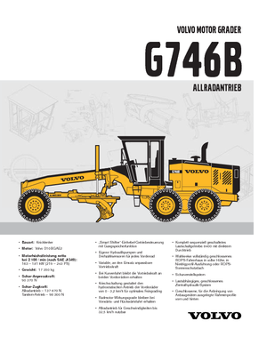 Sorteermachines Volvo G746B