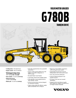 Sorteermachines Volvo G780B