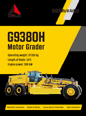 Sorteermachines SDLG G9380H