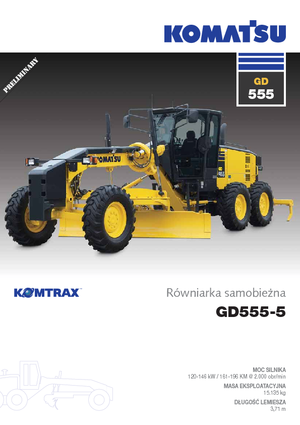 Sorteermachines Komatsu GD555-5