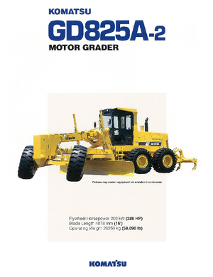 Sorteermachines Komatsu GD825-2 A