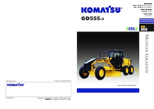 Sorteermachines Komatsu GD555-5