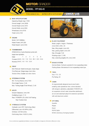 Sorteermachines PowerPlus PP16G-IX