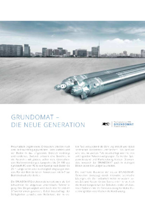 Grondraketten (voor bodemverplaatsing) TRACTO-Technik Grundomat 130 P