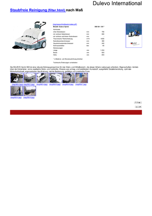 Handgestuurde veegmachines Dulevo Dulevo Sprint 900 EH