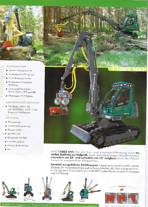 Oogstmachines MHT 11002 HVT