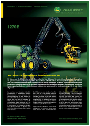 Oogstmachines John Deere 1270 E