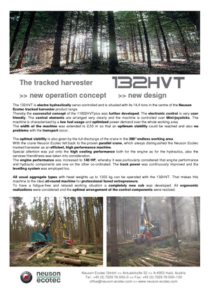 Oogstmachines MHT 132 HVT