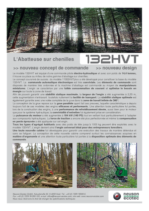 Oogstmachines MHT 132 HVT