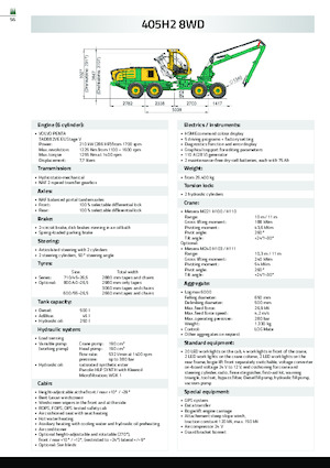 Oogstmachines HSM 405H4 8WD