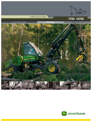Oogstmachines John Deere 1070 D