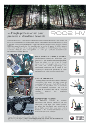 Oogstmachines Neuson-Ecotec 9002 HV