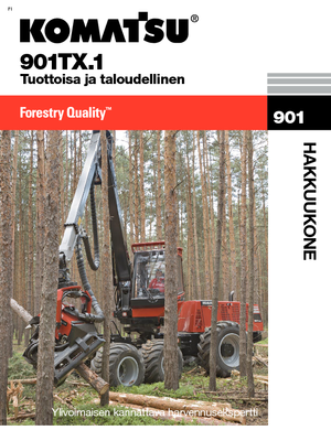 Oogstmachines Komatsu 901 TX