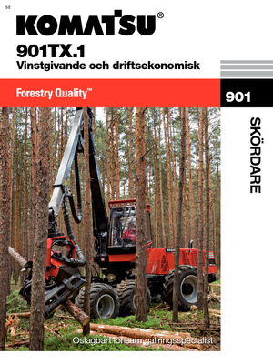 Oogstmachines Komatsu 901 TX