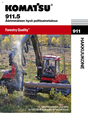 Oogstmachines Komatsu 911.5