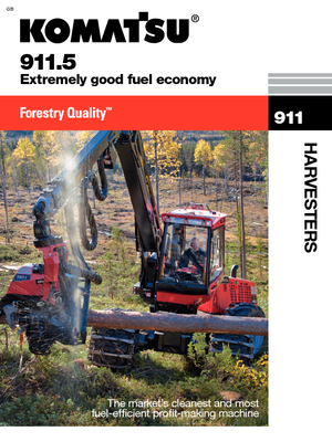 Oogstmachines Komatsu 911.5