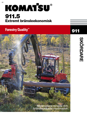 Oogstmachines Komatsu 911.5