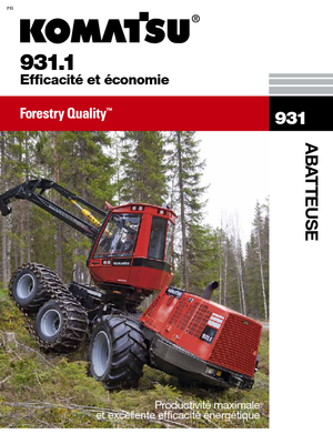 Oogstmachines Komatsu 931.1