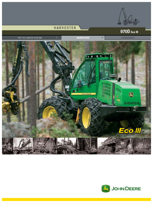 Oogstmachines John Deere 970 D Eco III