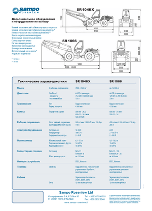 Oogstmachines Sampo Rosenlew SR 1046 X