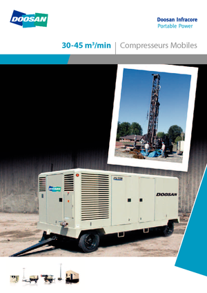 Mobiele Perslucht Compressors - diesel, elektrisch, benzine Doosan 10/455
