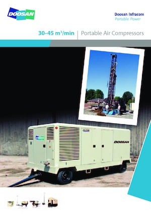 Mobiele Perslucht Compressors - diesel, elektrisch, benzine Doosan 10/455