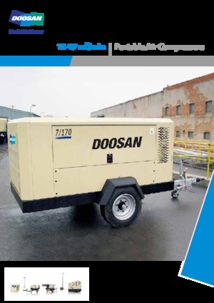 Mobiele Perslucht Compressors - diesel, elektrisch, benzine Doosan 14/115 
