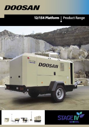 Mobiele Perslucht Compressors - diesel, elektrisch, benzine Doosan 14/144 