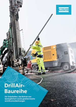 Stationaire Perslucht Compressors - diesel, elektrisch, benzine Atlas Copco DrillAir H23