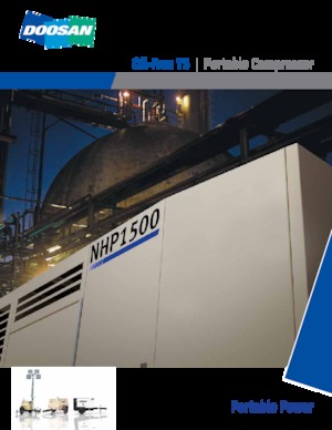 Mobiele Perslucht Compressors - diesel, elektrisch, benzine Doosan NHP 1500 WCU 