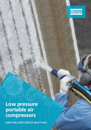 Mobiele Perslucht Compressors - diesel, elektrisch, benzine Atlas Copco XAVS 448 SD