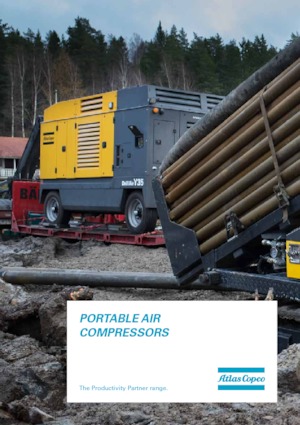 Mobiele Perslucht Compressors - diesel, elektrisch, benzine Atlas Copco XAVS 448 SD