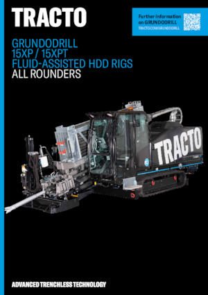 Horizontale Boren TRACTO-Technik Grundodrill 15 XP