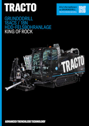 Horizontale Boren TRACTO-Technik Grundodrill 18 ACS