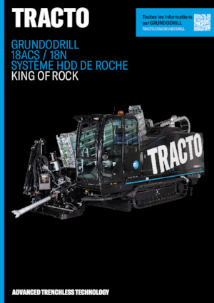 Horizontale Boren TRACTO-Technik Grundodrill 18 ACS